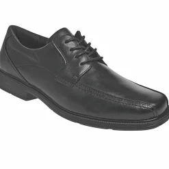 New Dunham Douglas Black Leather Lace Up Oxford Dress Shoe
