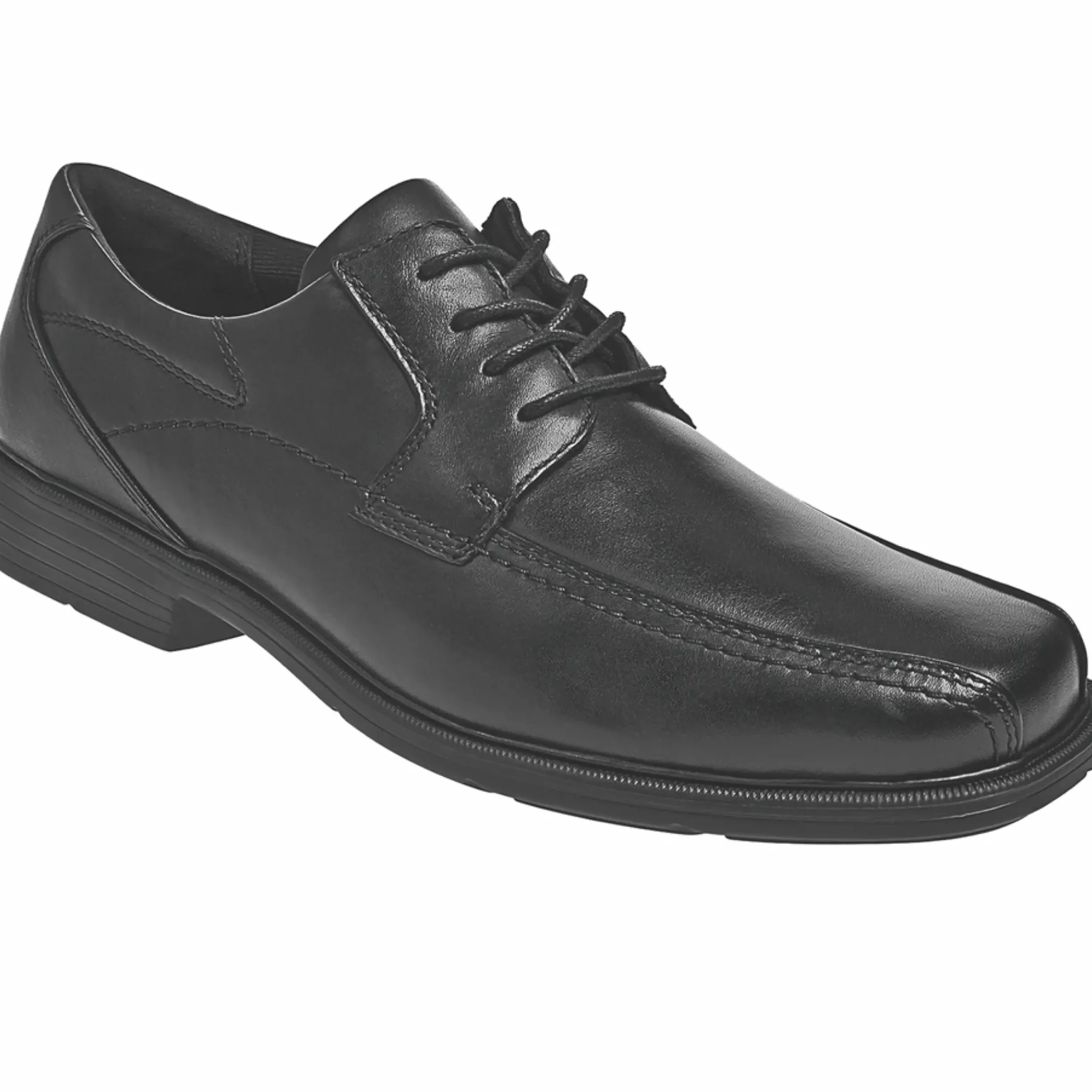New Dunham Douglas Black Leather Lace Up Oxford Dress Shoe