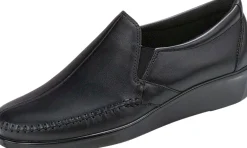 Best SAS Shoes Dream Black Leather Slip-On Loafer