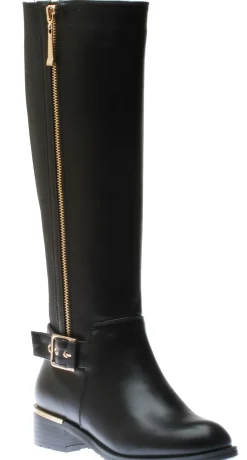 Discount Stefannia Italy Dress Boot Black