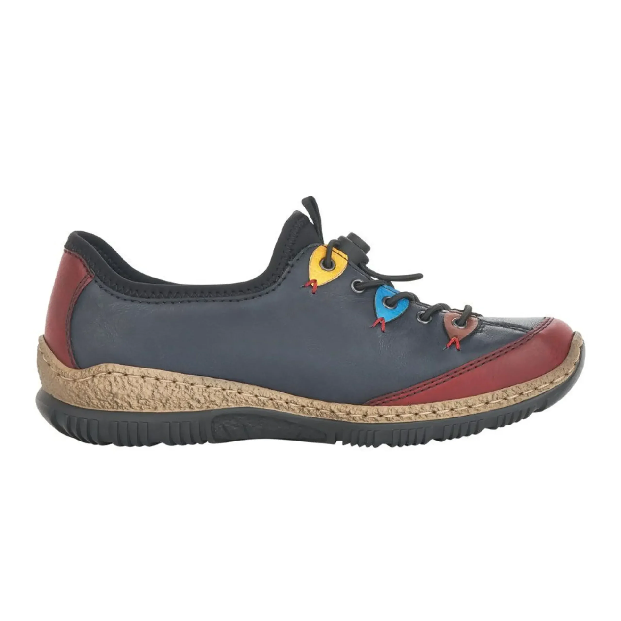 Sale Rieker Eagle Navy Slip-On Bungee Sneaker