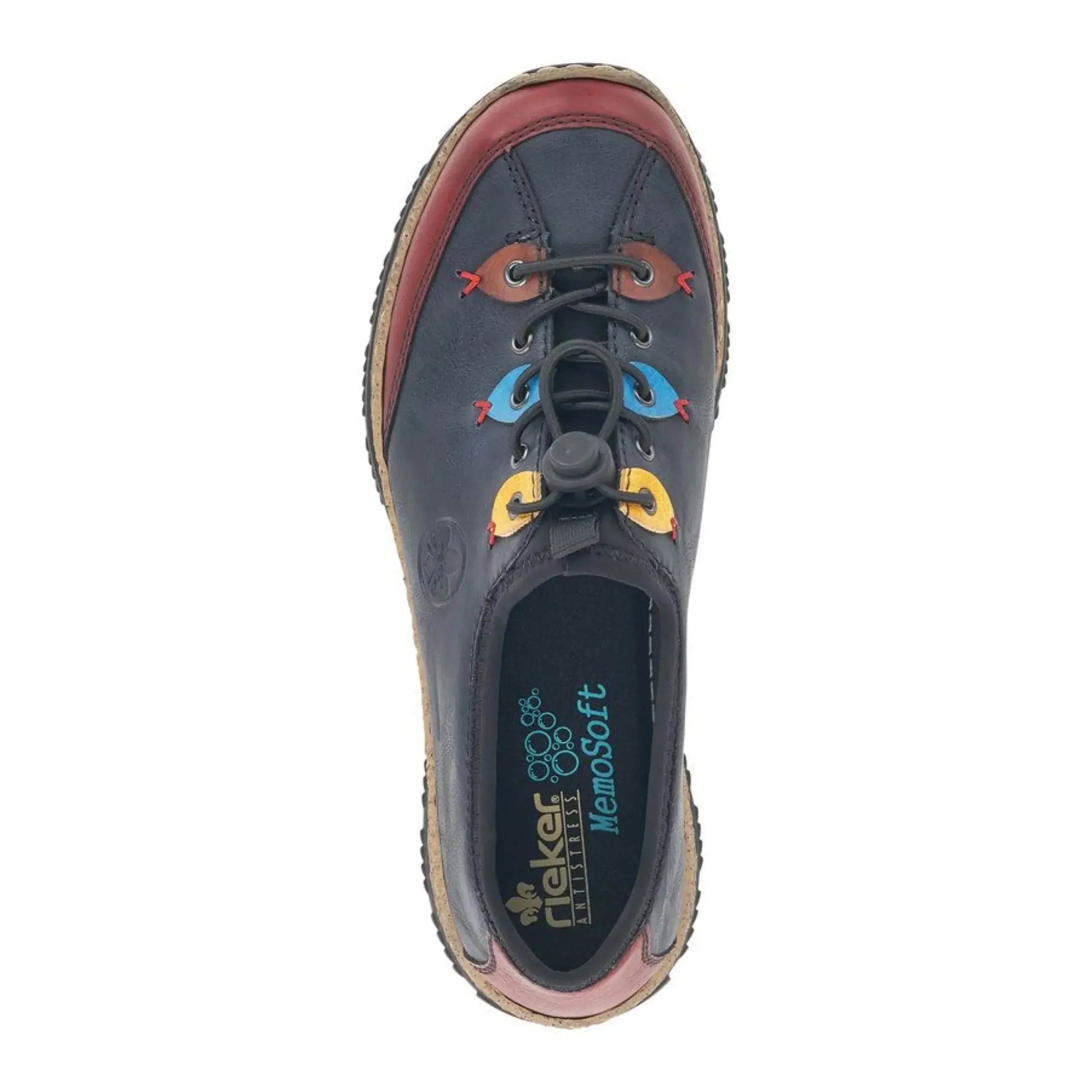 Sale Rieker Eagle Navy Slip-On Bungee Sneaker