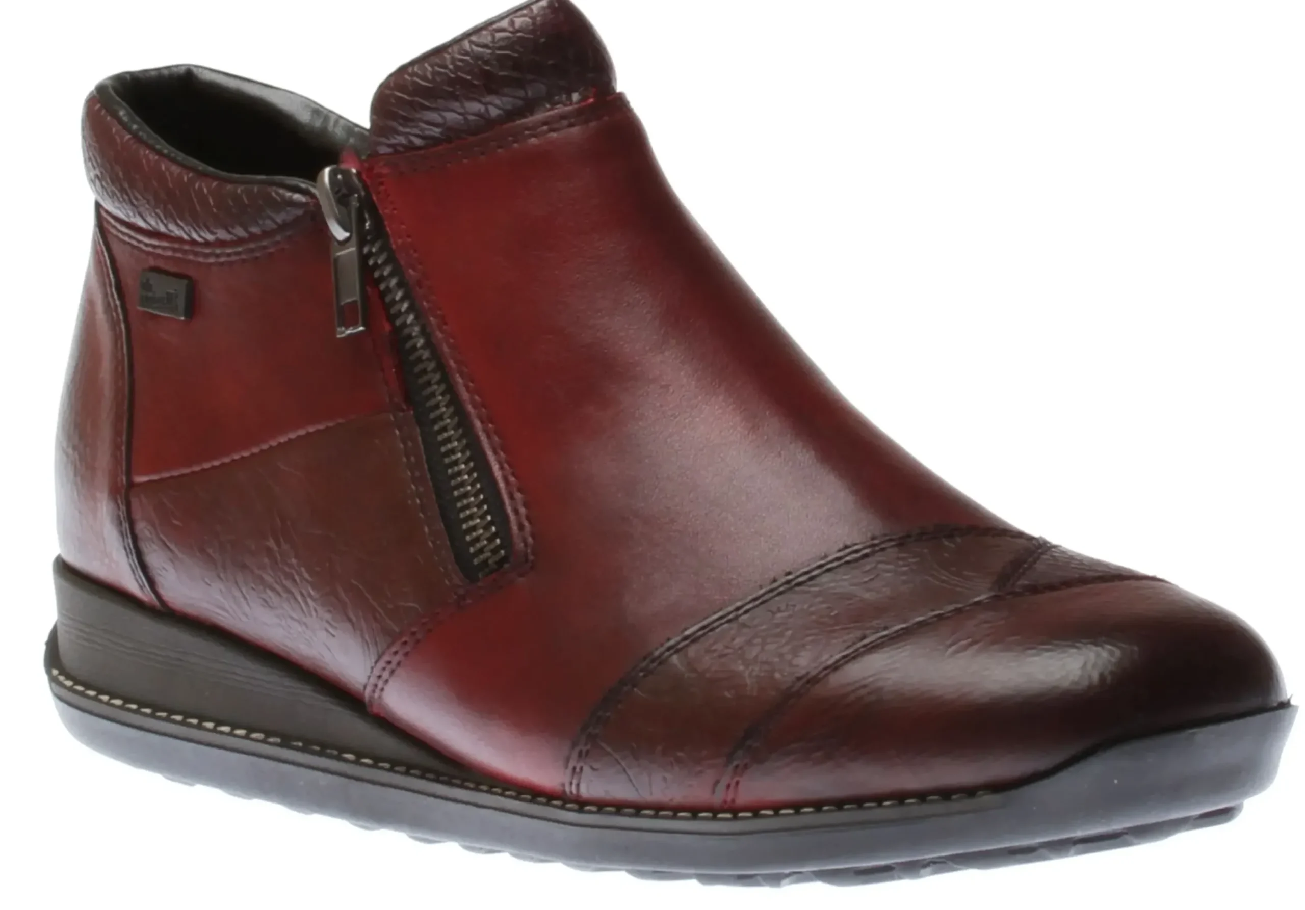 New Rieker Eagle Wine Ankle Boot