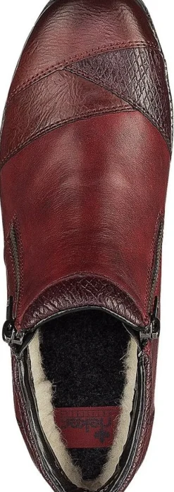 New Rieker Eagle Wine Ankle Boot