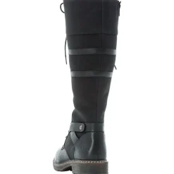 New Rieker Eaton Black Tall Boot