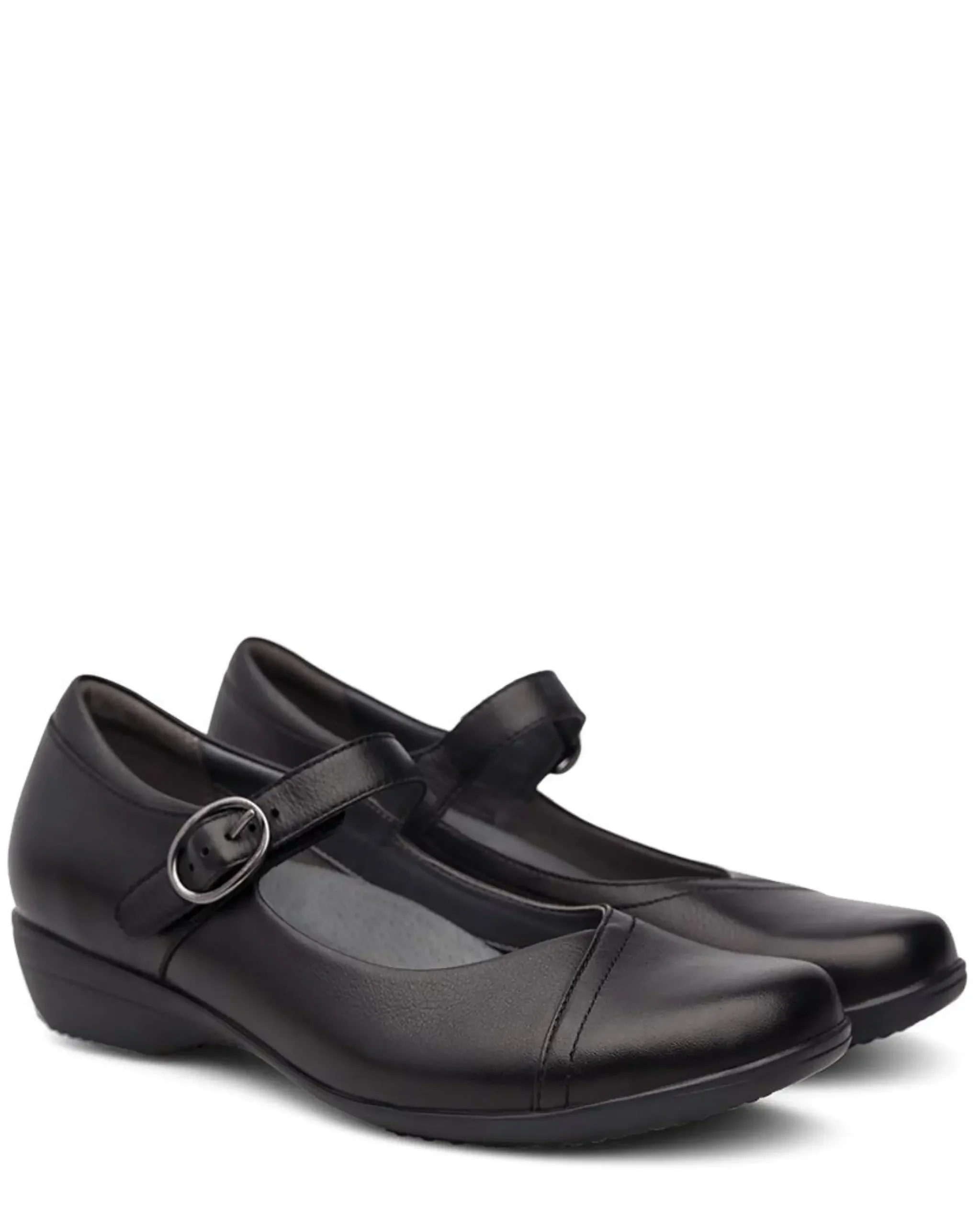 Outlet Dansko Fawna Black Leather Mary Jane