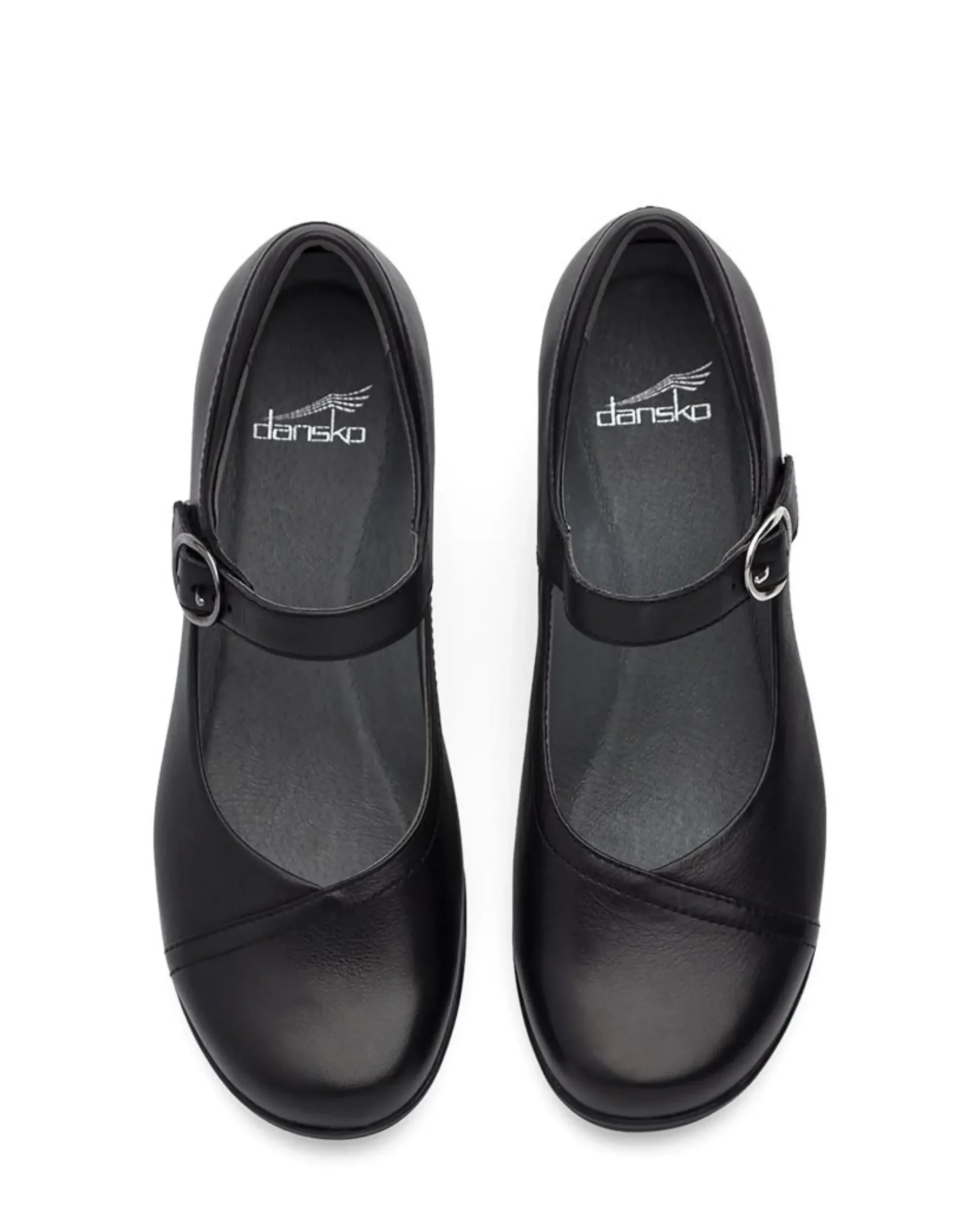 Outlet Dansko Fawna Black Leather Mary Jane
