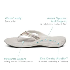 Best Aetrex Fiji Sparkle White