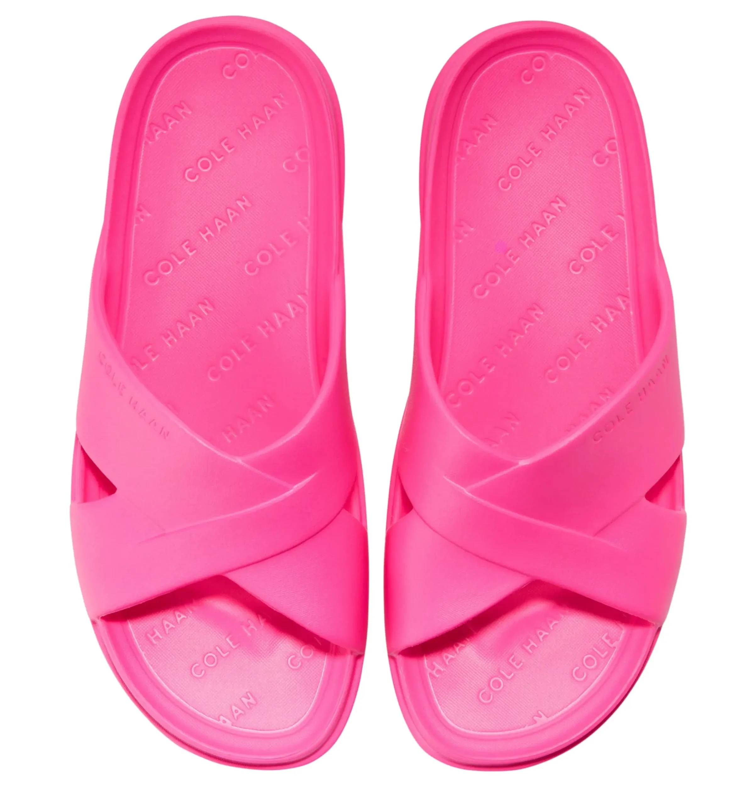 Best Cole Haan Findra Neon Fuchsia Pink Pool Slide Sandal