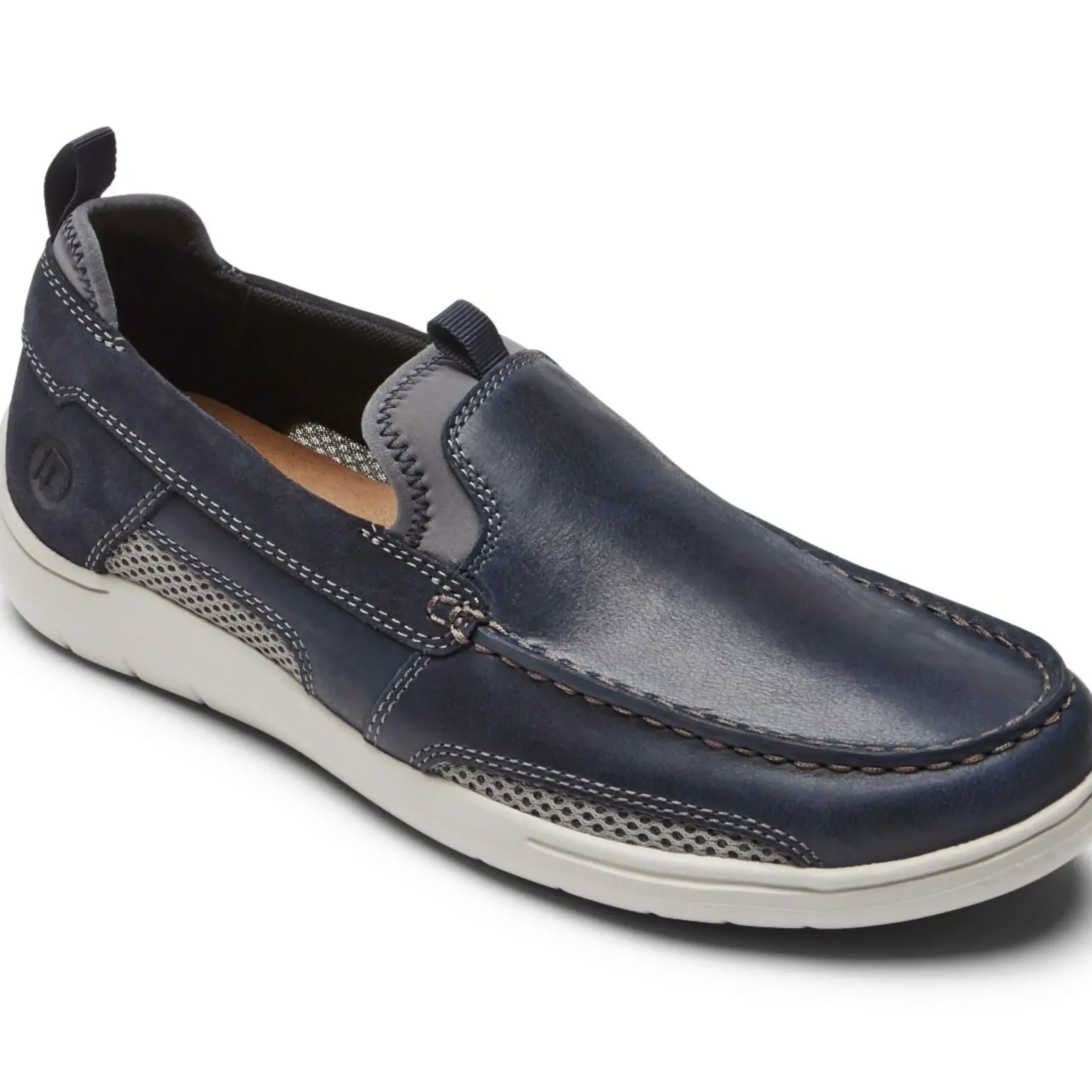 Discount Dunham Fitsmart Navy Leather Loafer