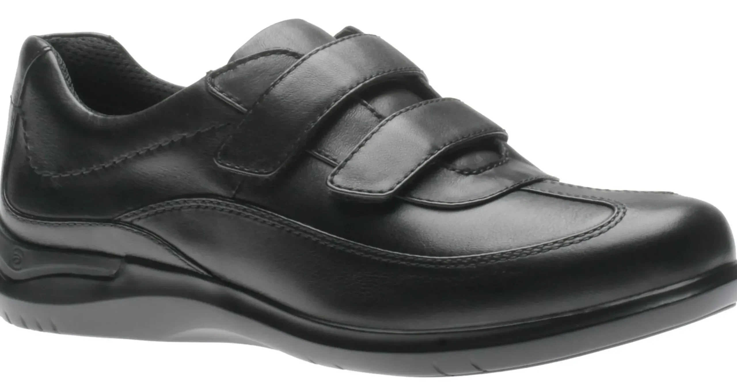Aravon Flora Black Double Strap Sneaker