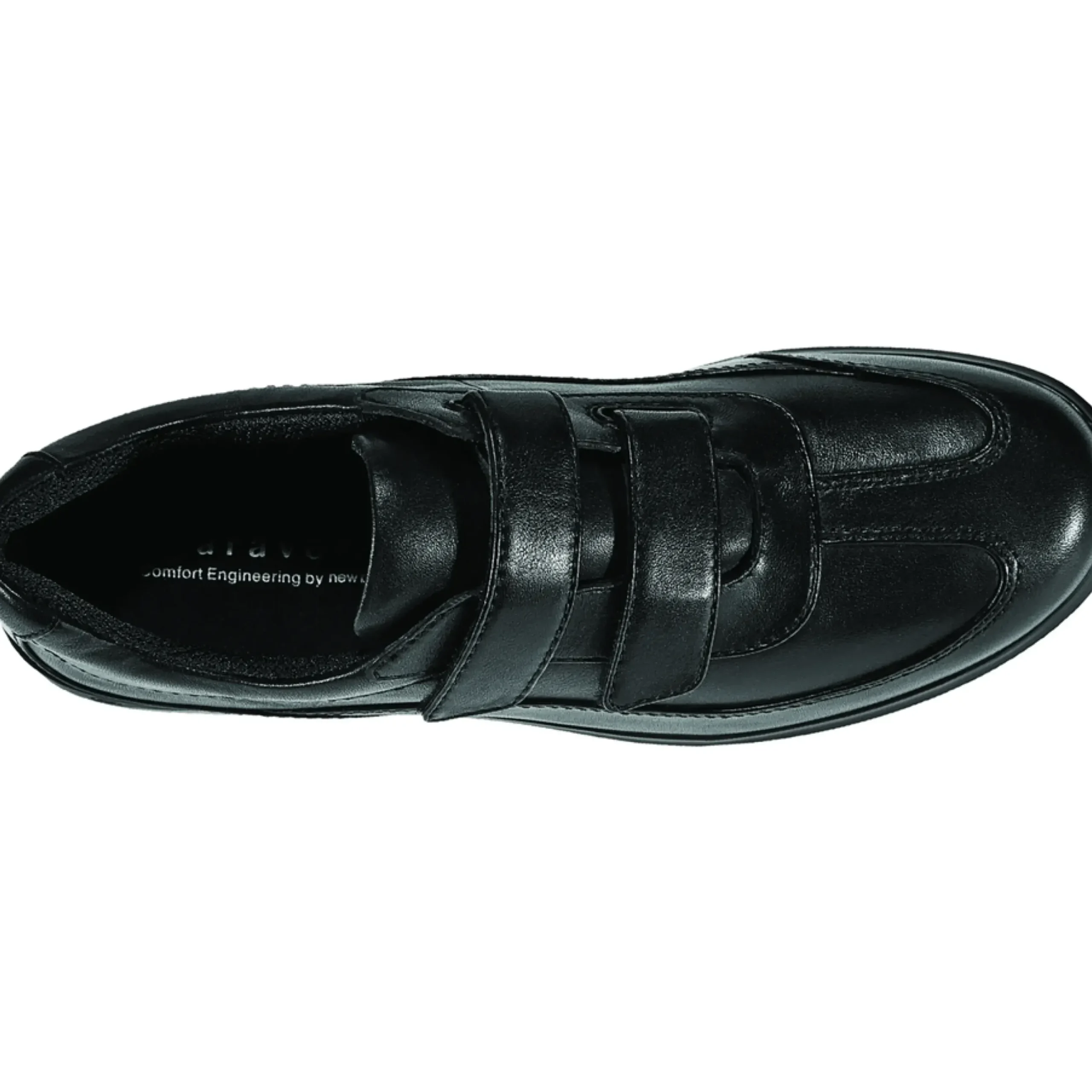 Aravon Flora Black Double Strap Sneaker