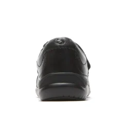 Aravon Flora Black Double Strap Sneaker