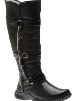 Outlet Wanderlust Gabrielle 2 Wide Calf Black Leather Tall Boot