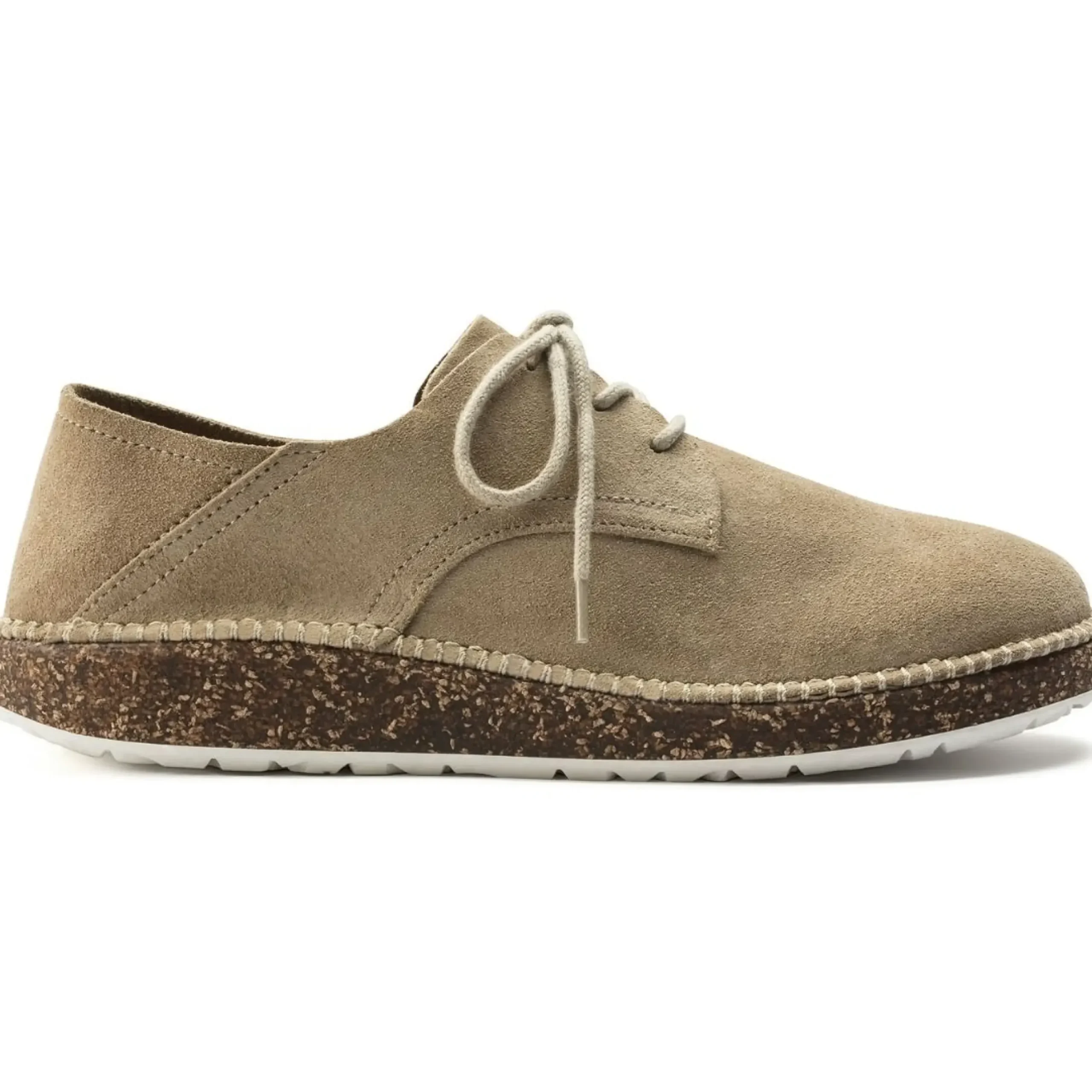 Clearance Birkenstock Gary Unisex Sand Suede Leather Lace-Up Sneaker
