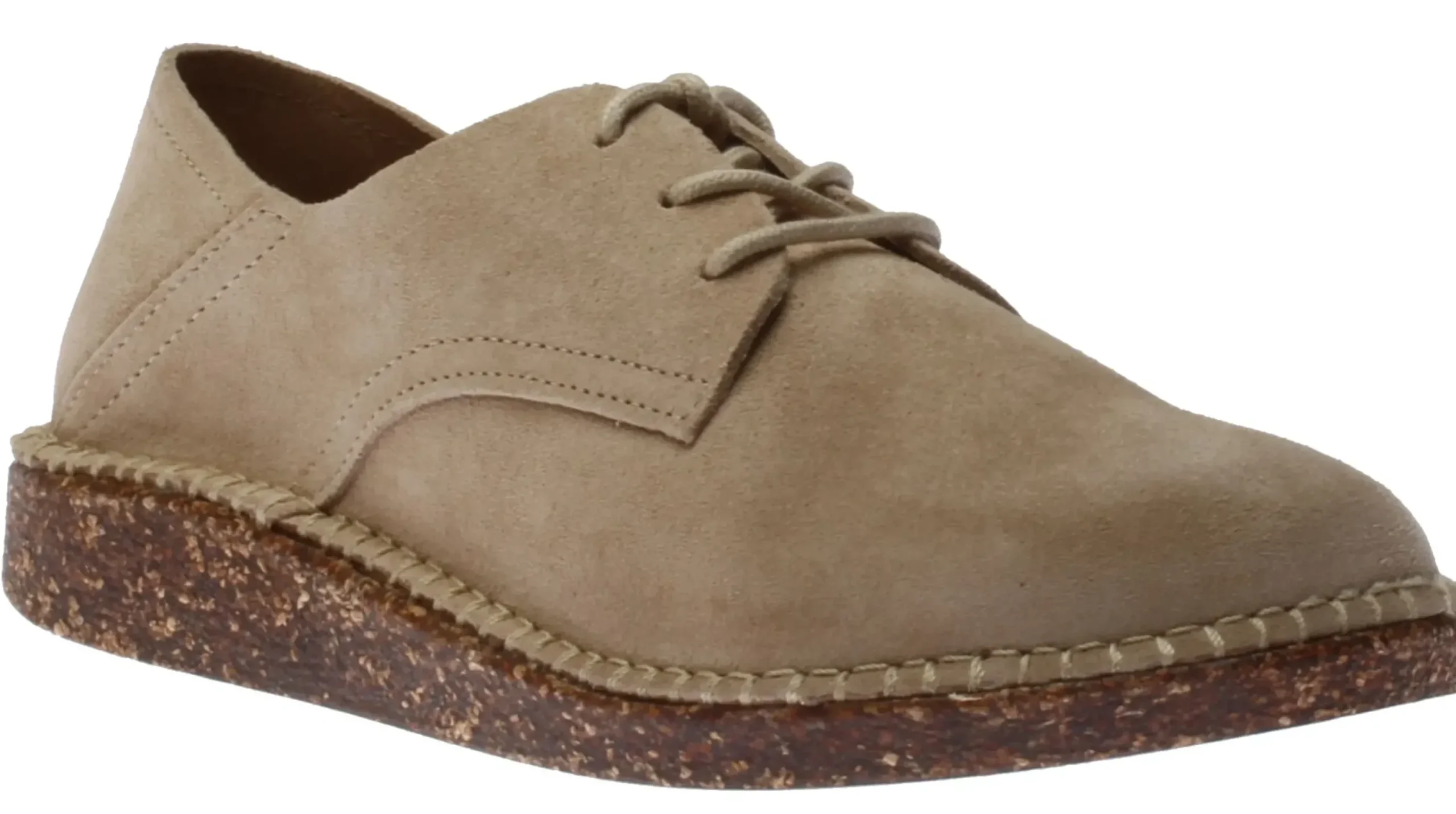 Clearance Birkenstock Gary Unisex Sand Suede Leather Lace-Up Sneaker