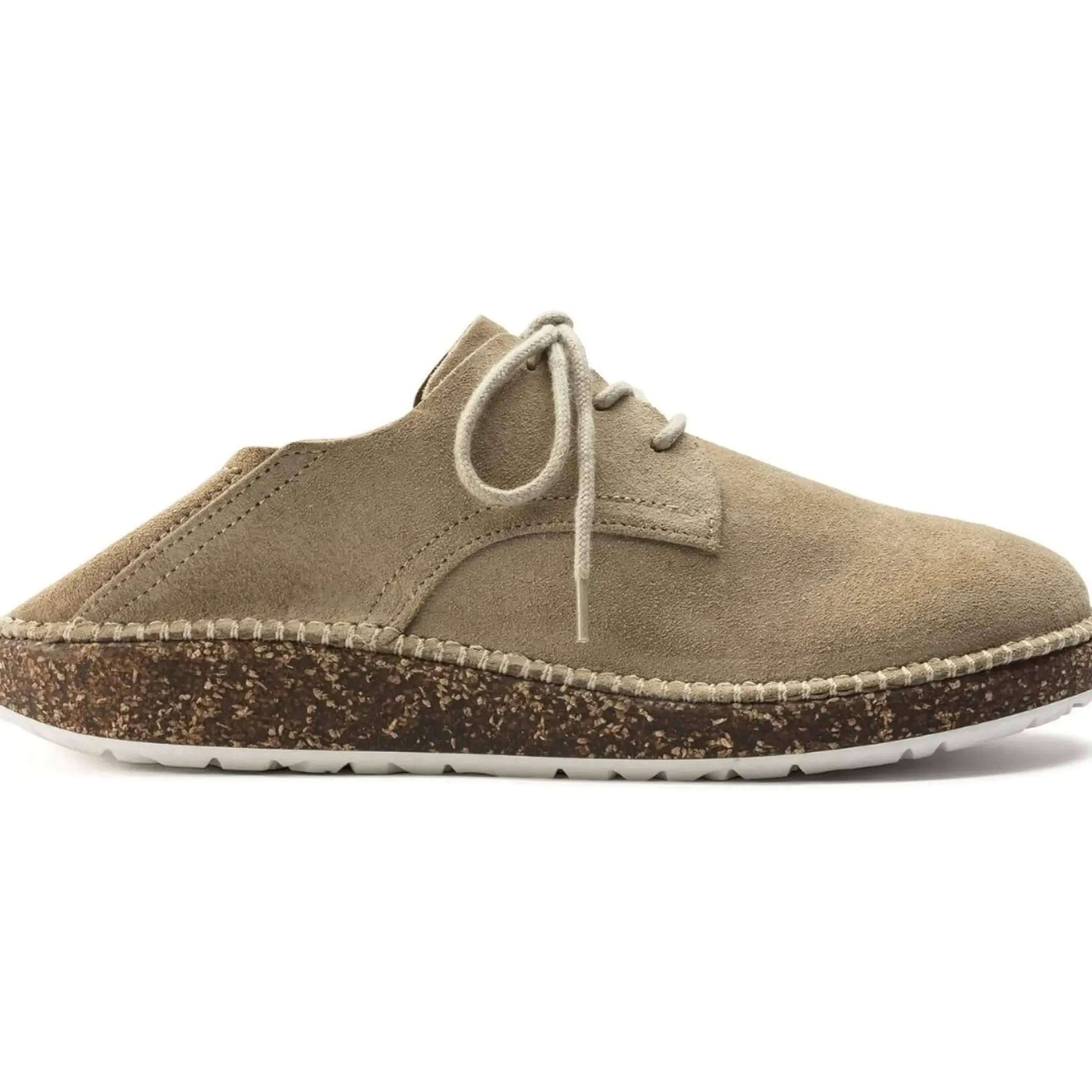Clearance Birkenstock Gary Unisex Sand Suede Leather Lace-Up Sneaker
