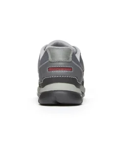 Online Rockport Get Your Kicks Grey Leather Wide Width Mudguard Blucher Sneaker