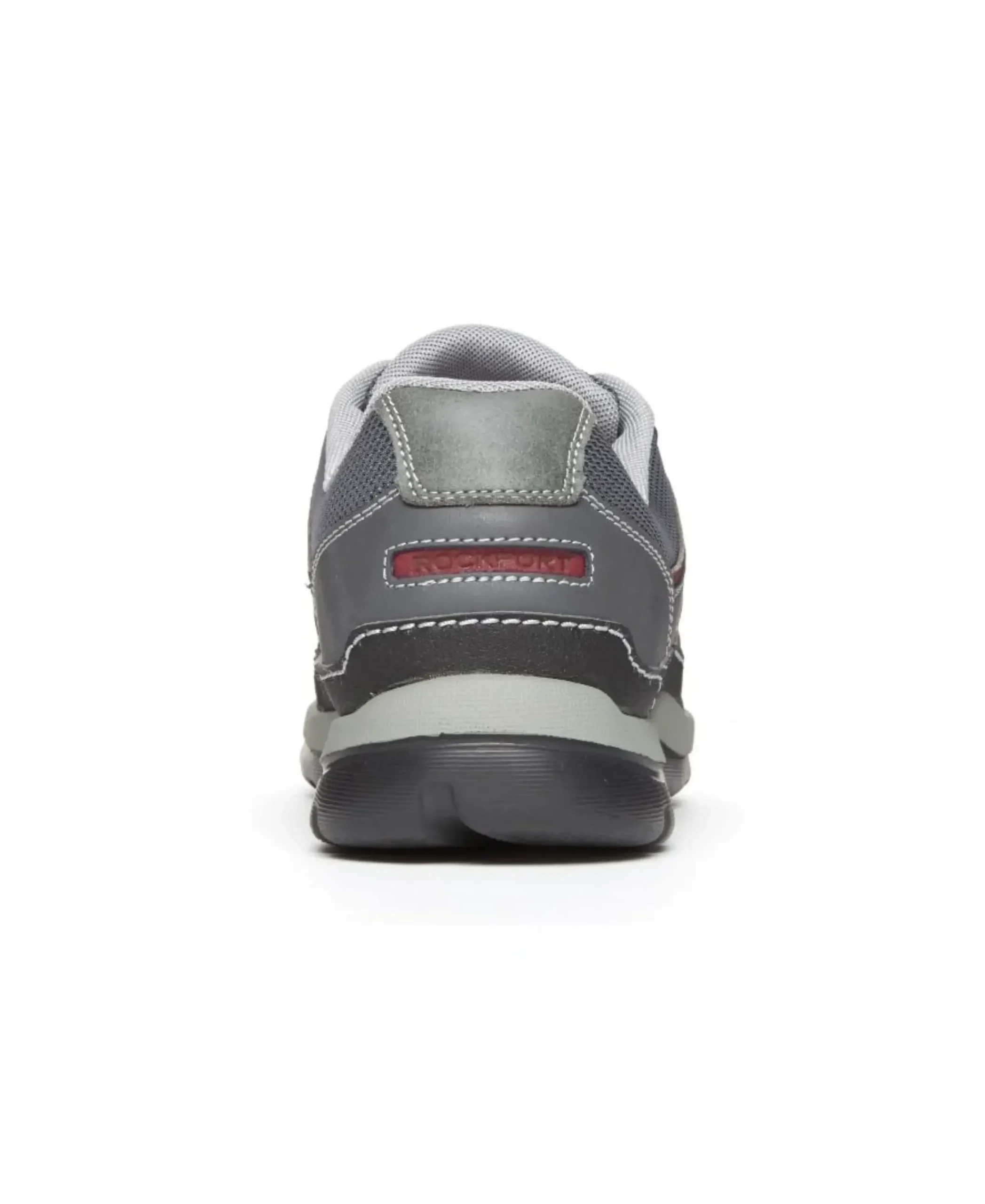 Online Rockport Get Your Kicks Grey Leather Wide Width Mudguard Blucher Sneaker