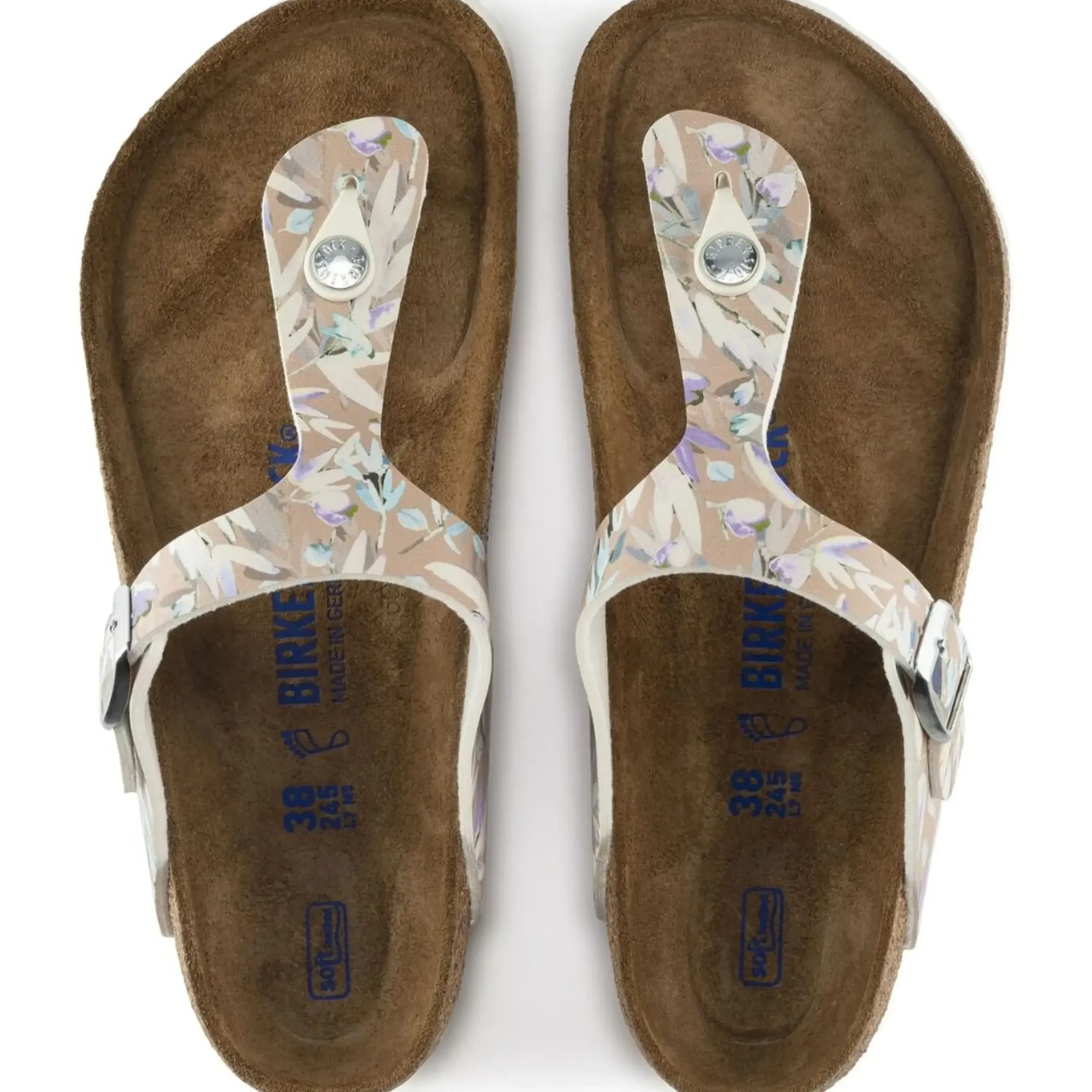 Best Birkenstock Gizeh Birko-Flor Floral Rose Thong Sandal