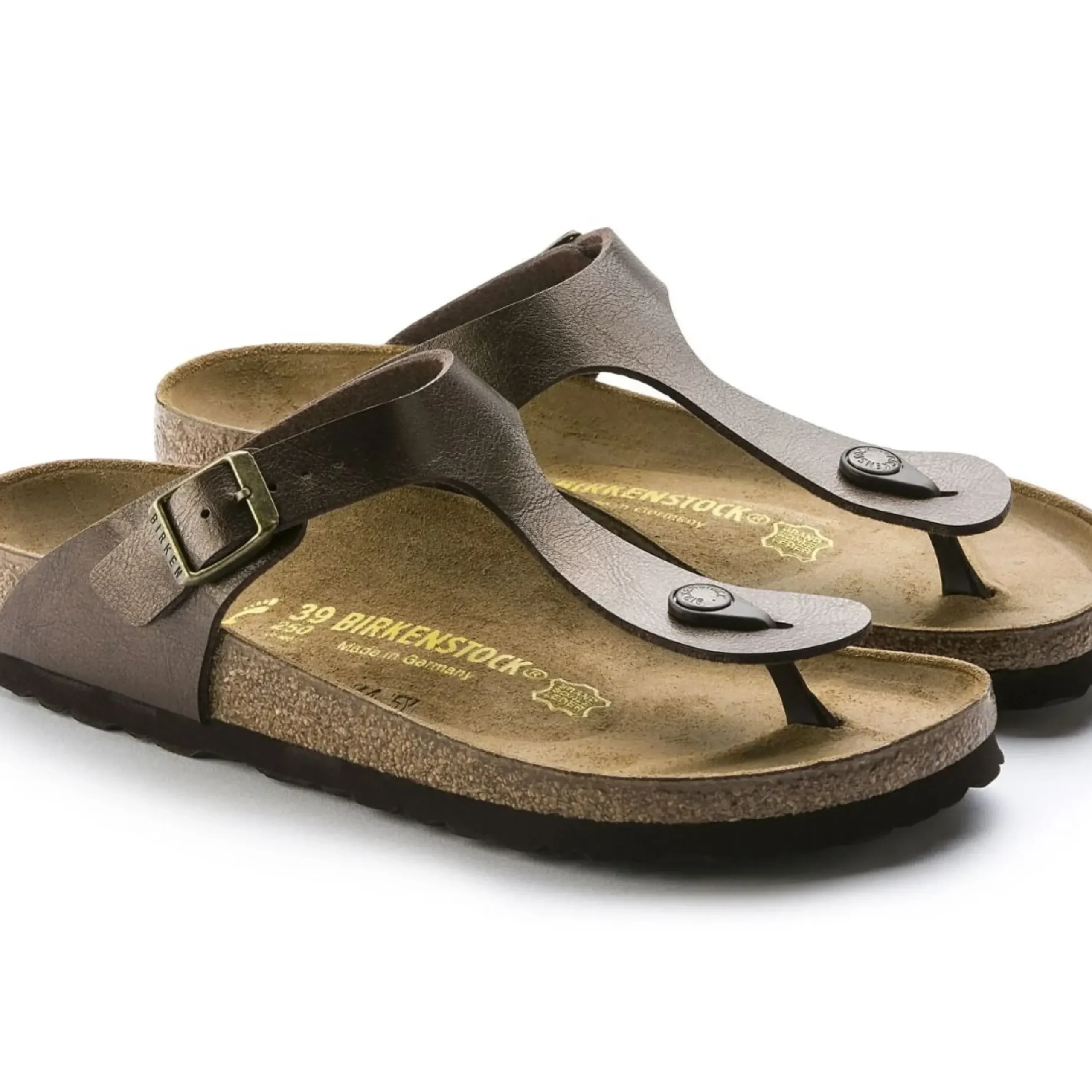 Birkenstock Gizeh Birko-Flor Graceful Toffee Thong Sandal