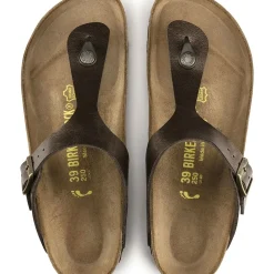 Birkenstock Gizeh Birko-Flor Graceful Toffee Thong Sandal