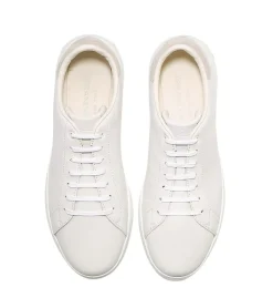 Online Cole Haan Grandpru00F8 White Leather Lace-Up Tennis Sneaker