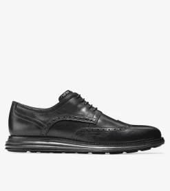 Cole Haan Grand2Wing Tip Black