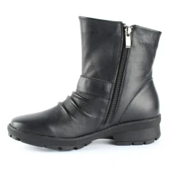 New Wanderlust Gripper Black Leather Moto Boot