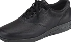 Best SAS Shoes Guardian Black Leather Non-Slip Lace-Up Walking Shoe
