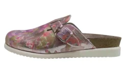 Discount Mephisto Halina Pink Silver Leather Clog
