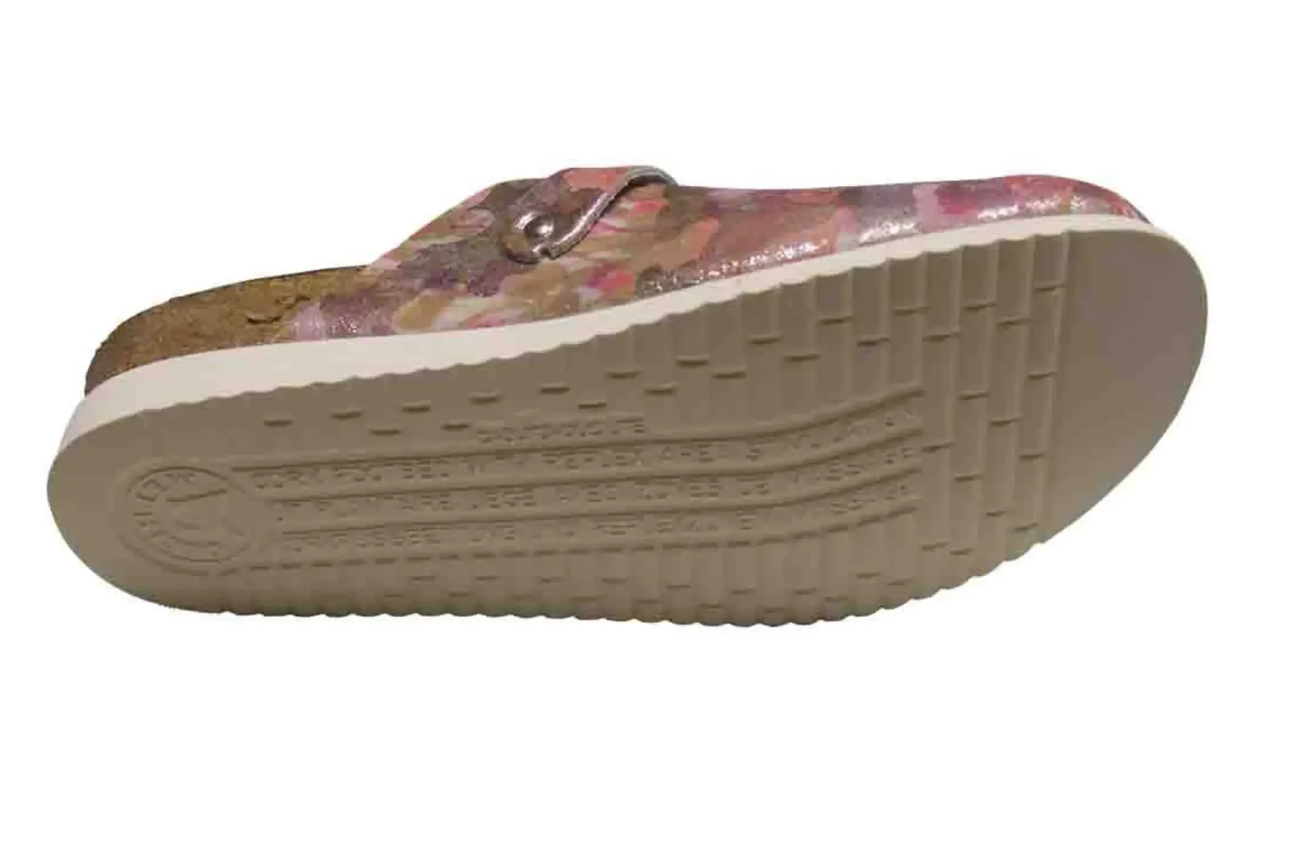 Discount Mephisto Halina Pink Silver Leather Clog