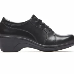 Outlet Aravon Hanover Lace-Up Black Sneaker