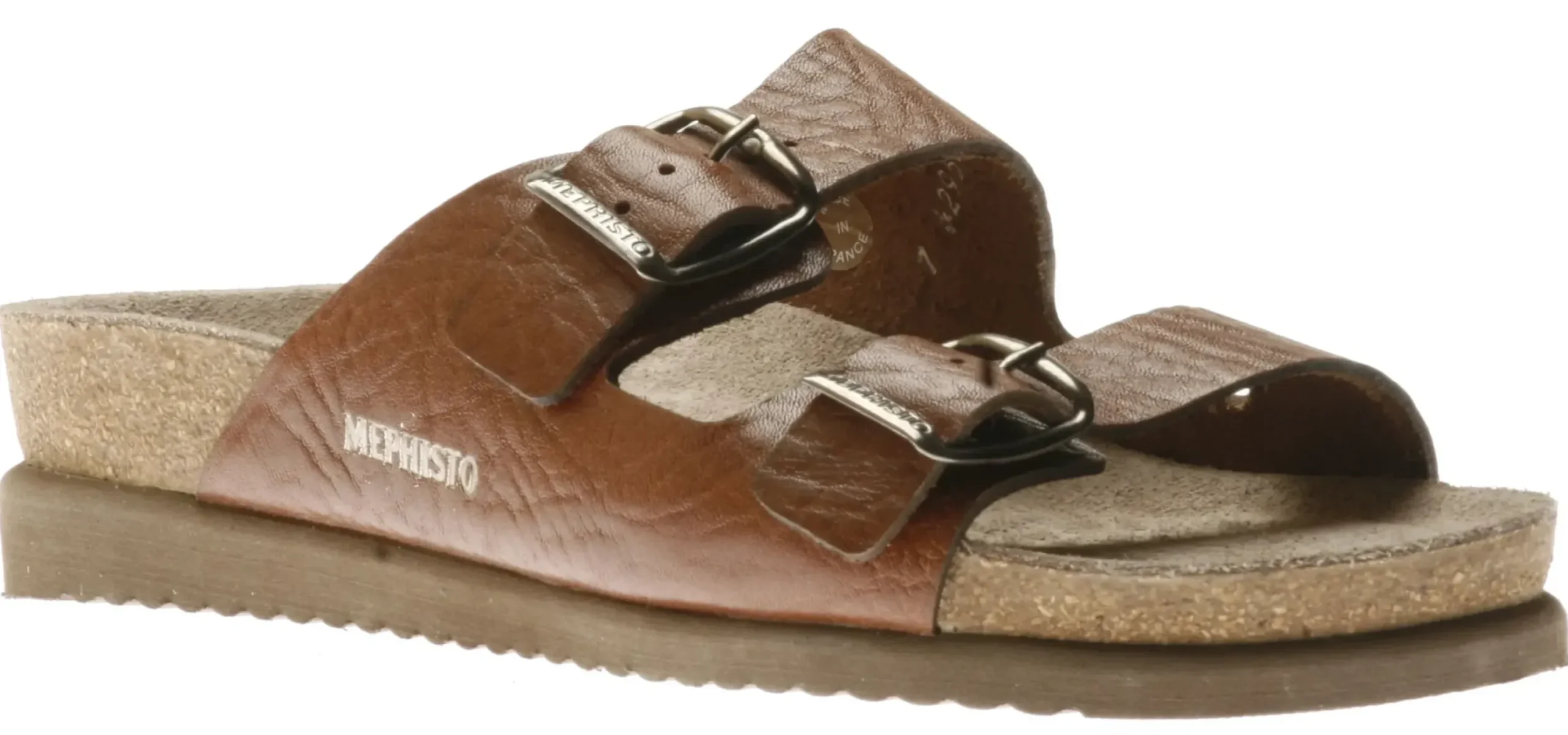 Discount Mephisto Harmony Desert Brown Slide Sandal