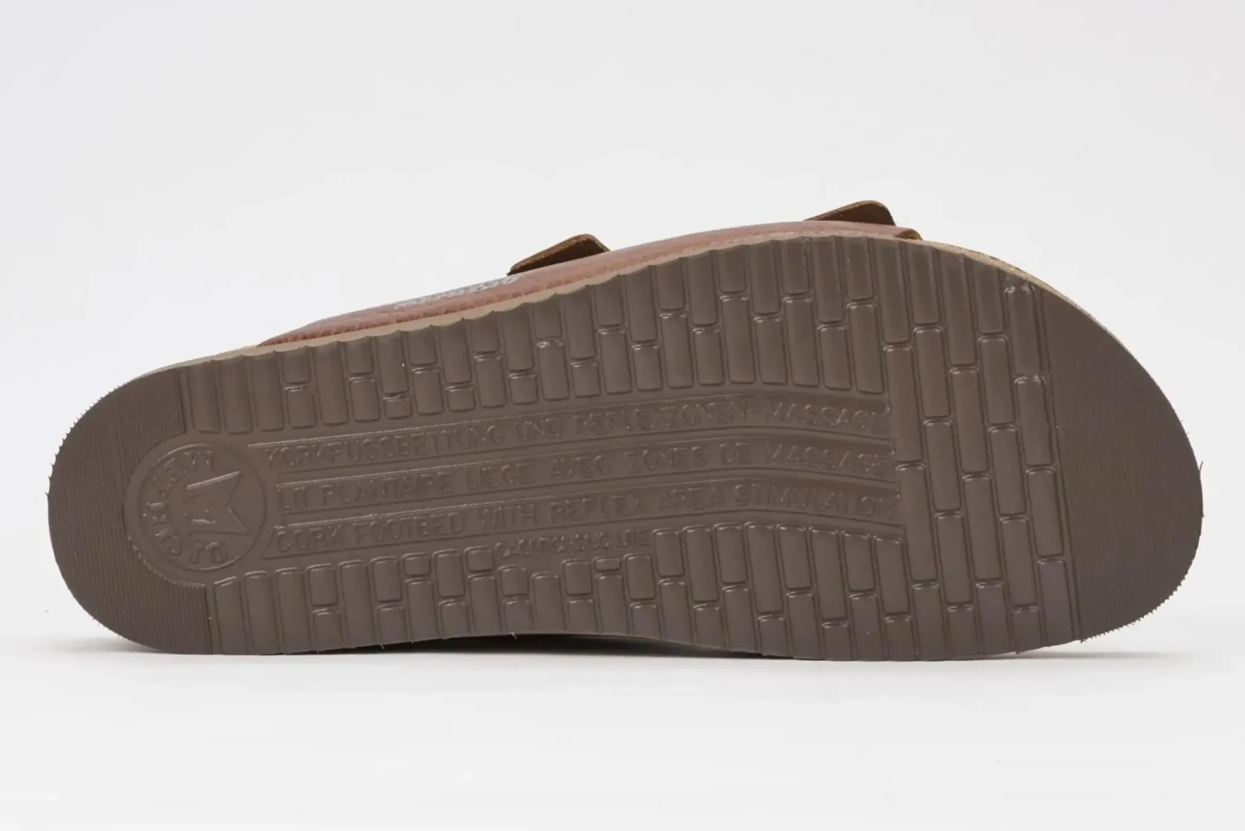 Discount Mephisto Harmony Desert Brown Slide Sandal