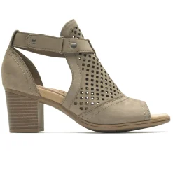 Clearance Cobb Hill Hattie Hi Cuff Taupe Nubuck Sandal