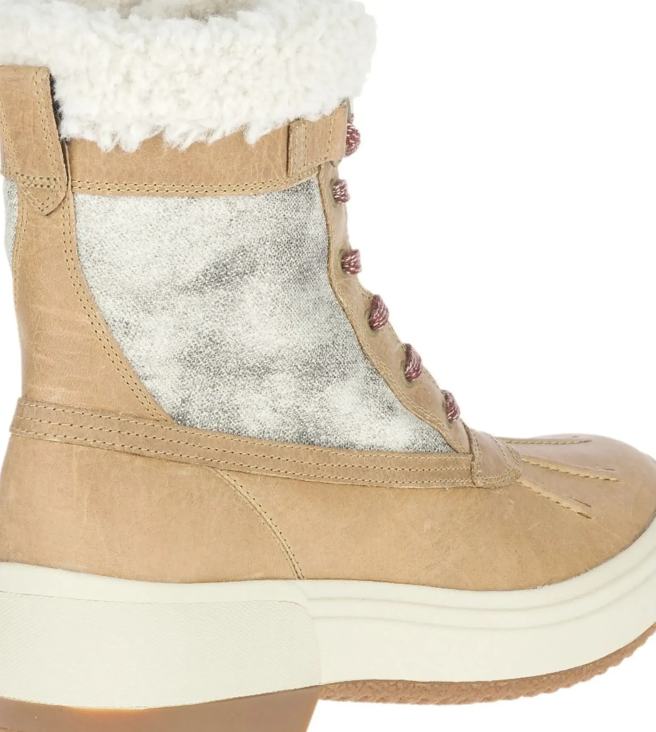 New Merrell Haven Mid Lace Polar Waterproof Camel Boot