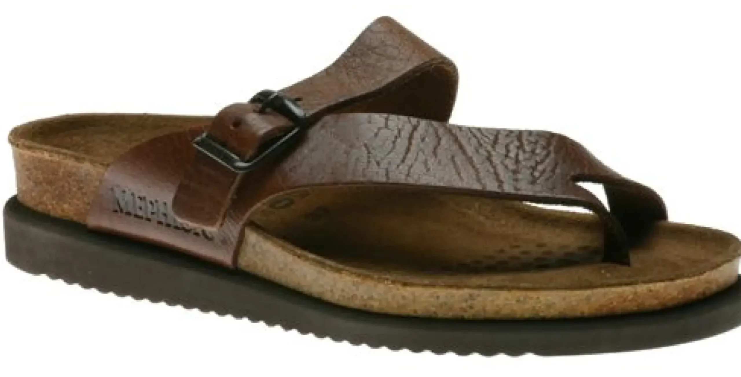 Discount Mephisto Helen Desert Brown Leather Thong Sandal