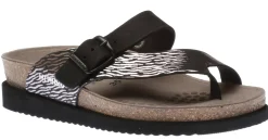 Best Mephisto Helen Zebra Black Thong Sandal