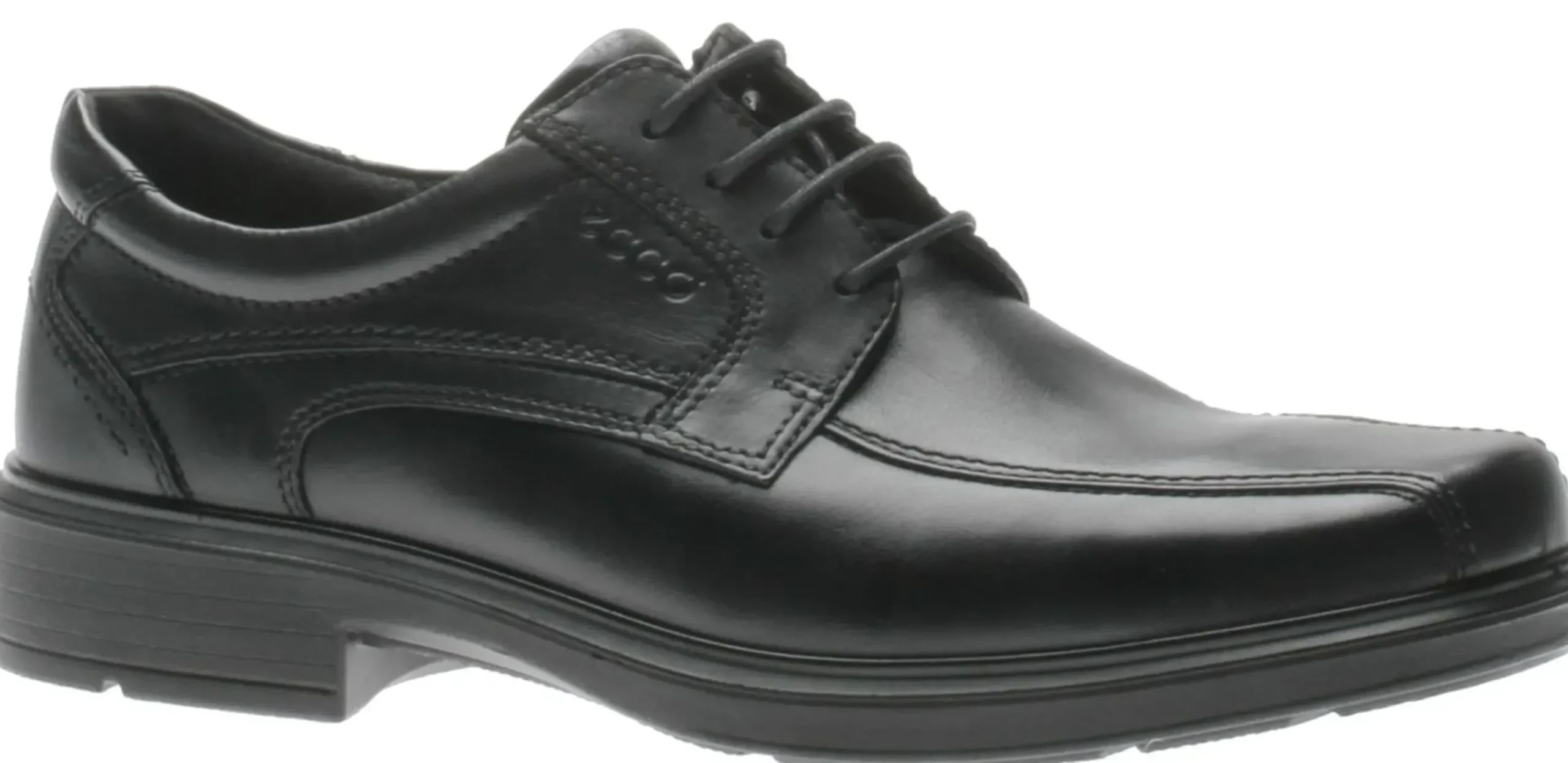 Online Ecco Helsinki Black Leather Lace-Up Dress Shoe