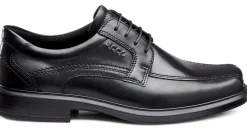 Online Ecco Helsinki Black Leather Lace-Up Dress Shoe