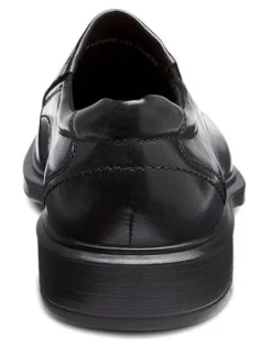 Clearance Ecco Helsinki Black Leather Slip-On Dress Shoe