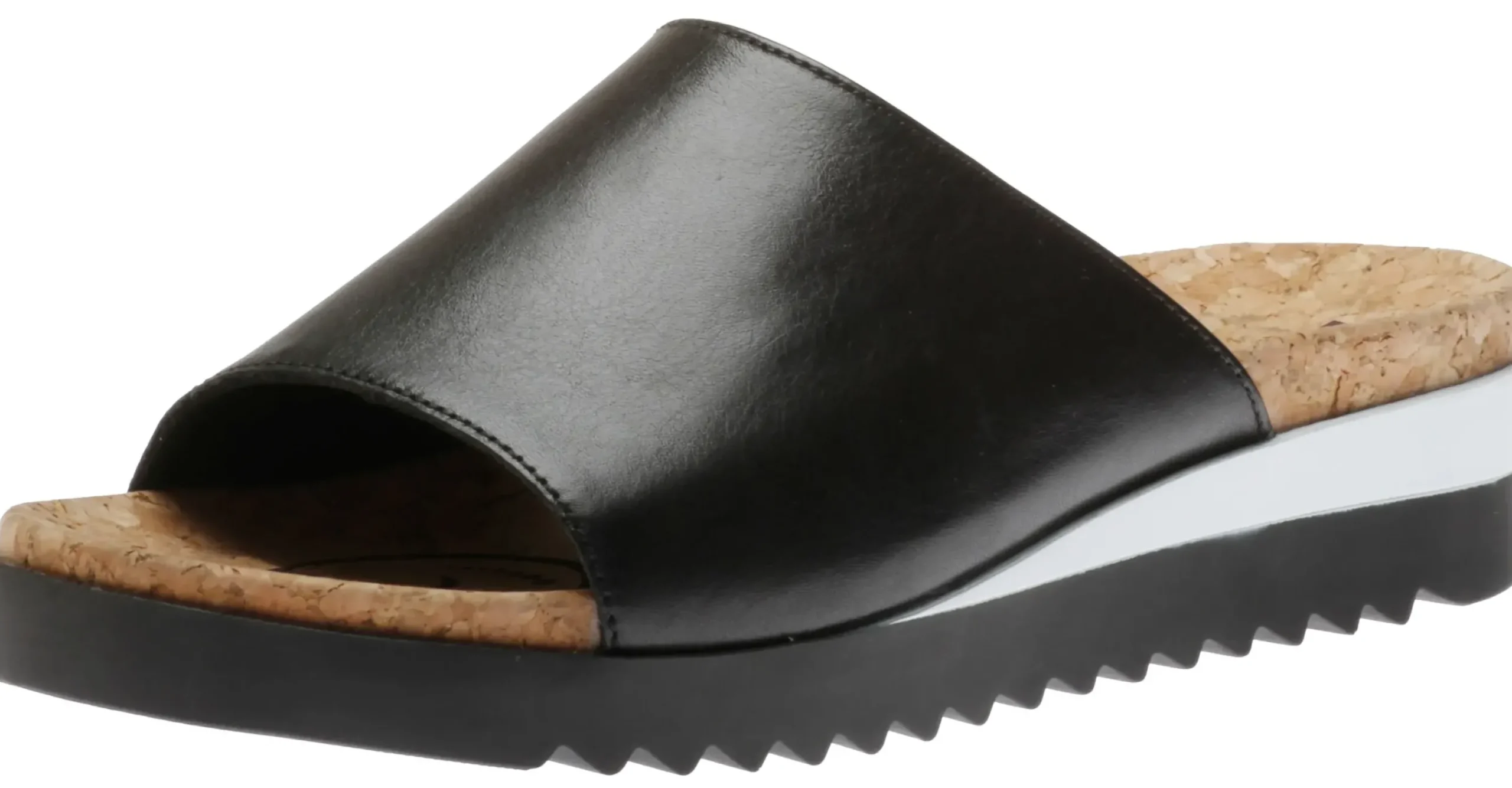 Online Romika Hollywood 18 Black White Slide Sandal