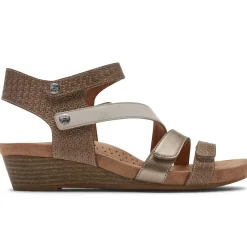 Sale Cobb Hill Hollywood 4-Strap Brown Sandal
