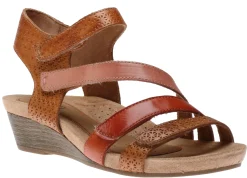 New Cobb Hill Hollywood 4-Strap Tan Sandal