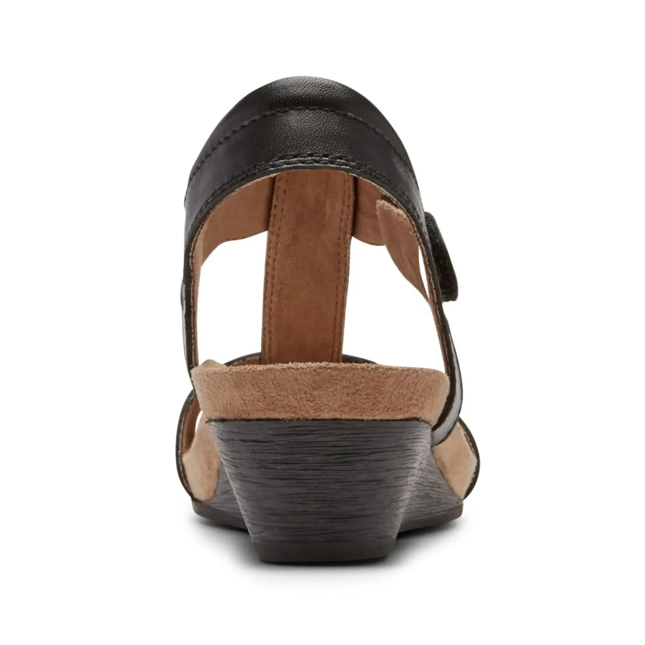 Hot Cobb Hill Hollywood T-Strap Black Sandal