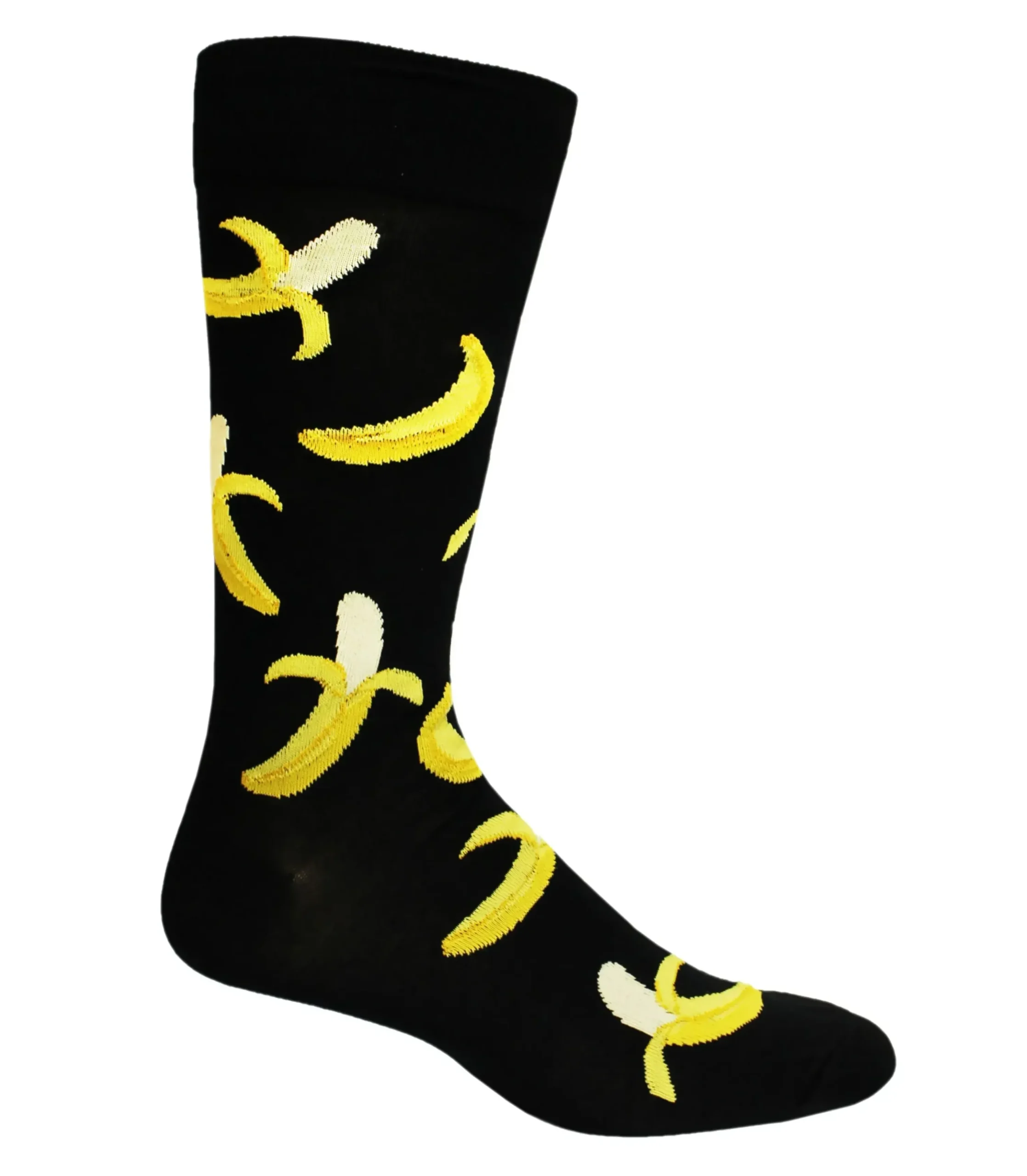 Clearance Hotsox Men's Banana Peels Crew Socks
