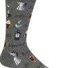 Clearance Hotsox Men's Coffee Crew Socks
