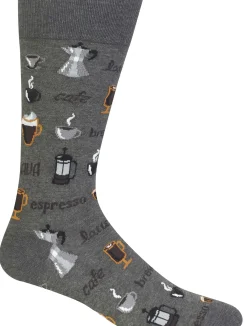 Clearance Hotsox Men's Coffee Crew Socks