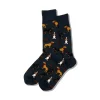 Hot Hotsox Men's Multi Dogs Crew Socks